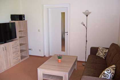 Preiswerte Ferienwohnung - Wohnzimmer